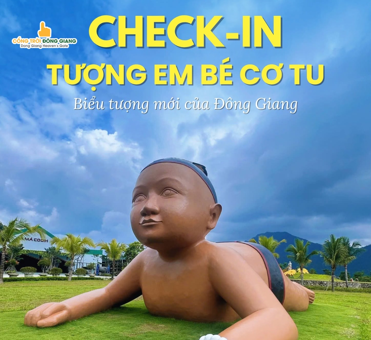 Tượng Em Bé Cơ Tu - Biểu Tượng Văn Hóa Cơ Tu Độc Đáo Tại Cổng Trời Đông Giang