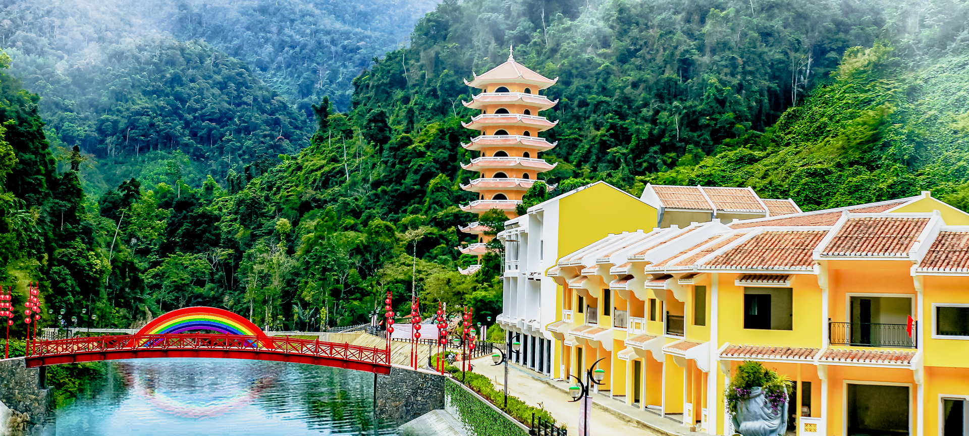 Hệ thống các cây cầu bắc qua sông Ngân