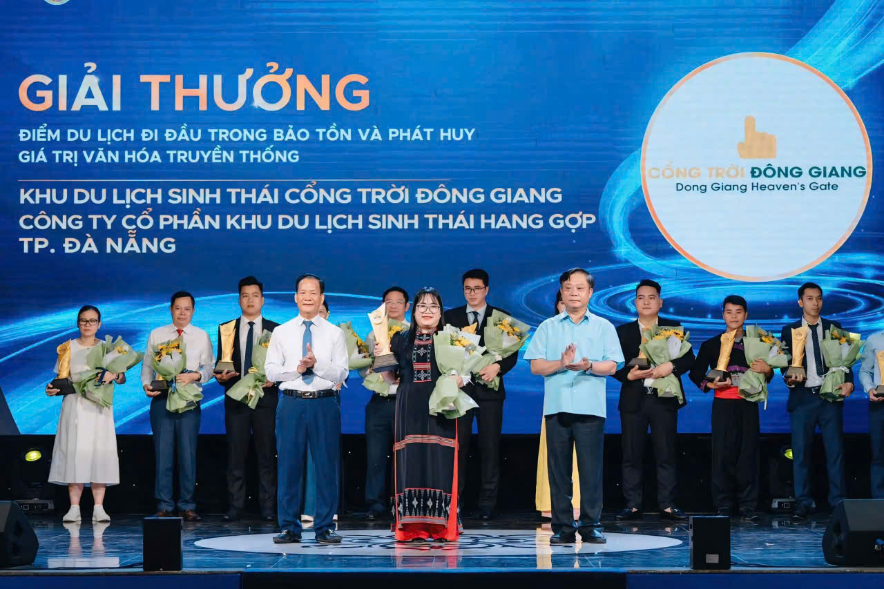 KDL Sinh Thái Cổng Trời Đông Giang Được Vinh Danh Tại VITA Awards 2026 Nhờ Mô Hình Bảo Tồn Văn Hóa Gắn Với Du Lịch